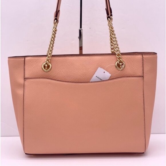 Coach | Bags | Coach Leather Cammie Chain Tote Imfaded Blush  Coach Cammie Chain Tote Shoulder Bagfaded Blush
